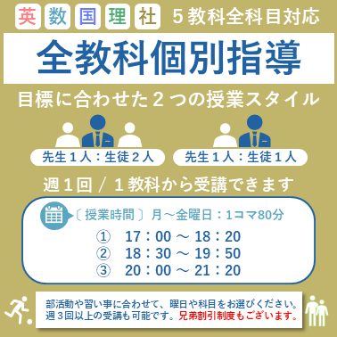 全教科個別指導